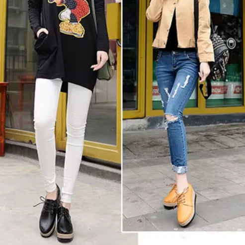 Scarpe in pelle con piattaforma - Carlotta® | PAGHI 1 E NE RICEVI 2!