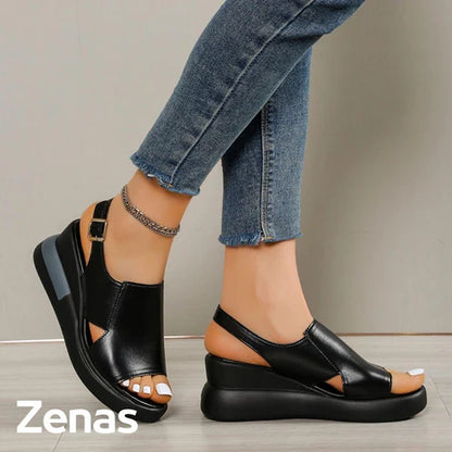 Sandalo in Pelle Ortopedico Comfort Zenas | Oferta di Black Friday